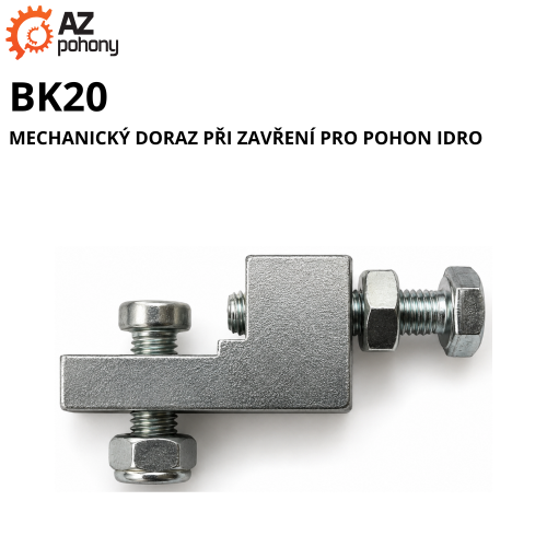 BK20 - mechanický doraz při zavření pro pohon Idro